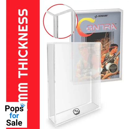 Acrylic Case 2-Pack for NES Games Boxes & Pouches