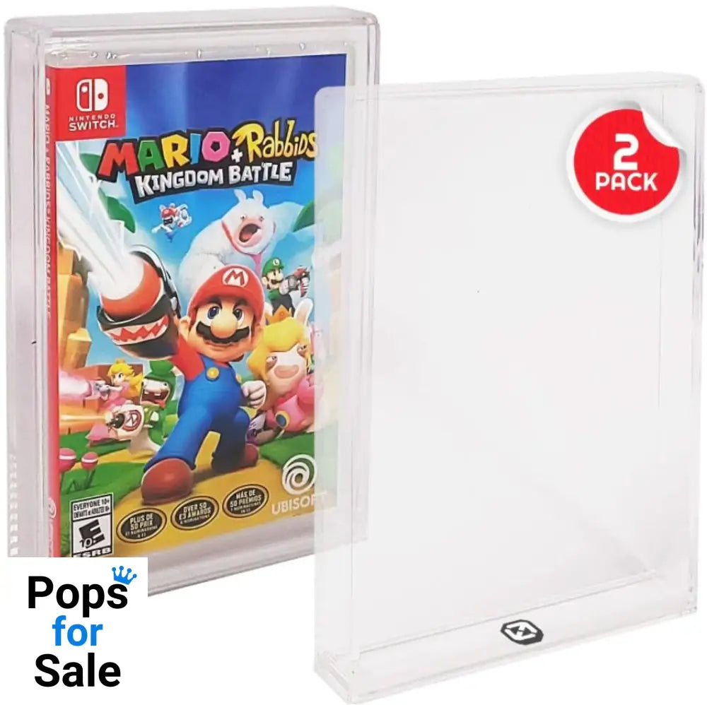 Acrylic Case 2-Pack for Nintendo Switch Games