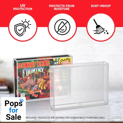 Acrylic Case 2-Pack for SNES/N64