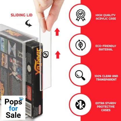 Acrylic Case 2-Pack for SNES/N64