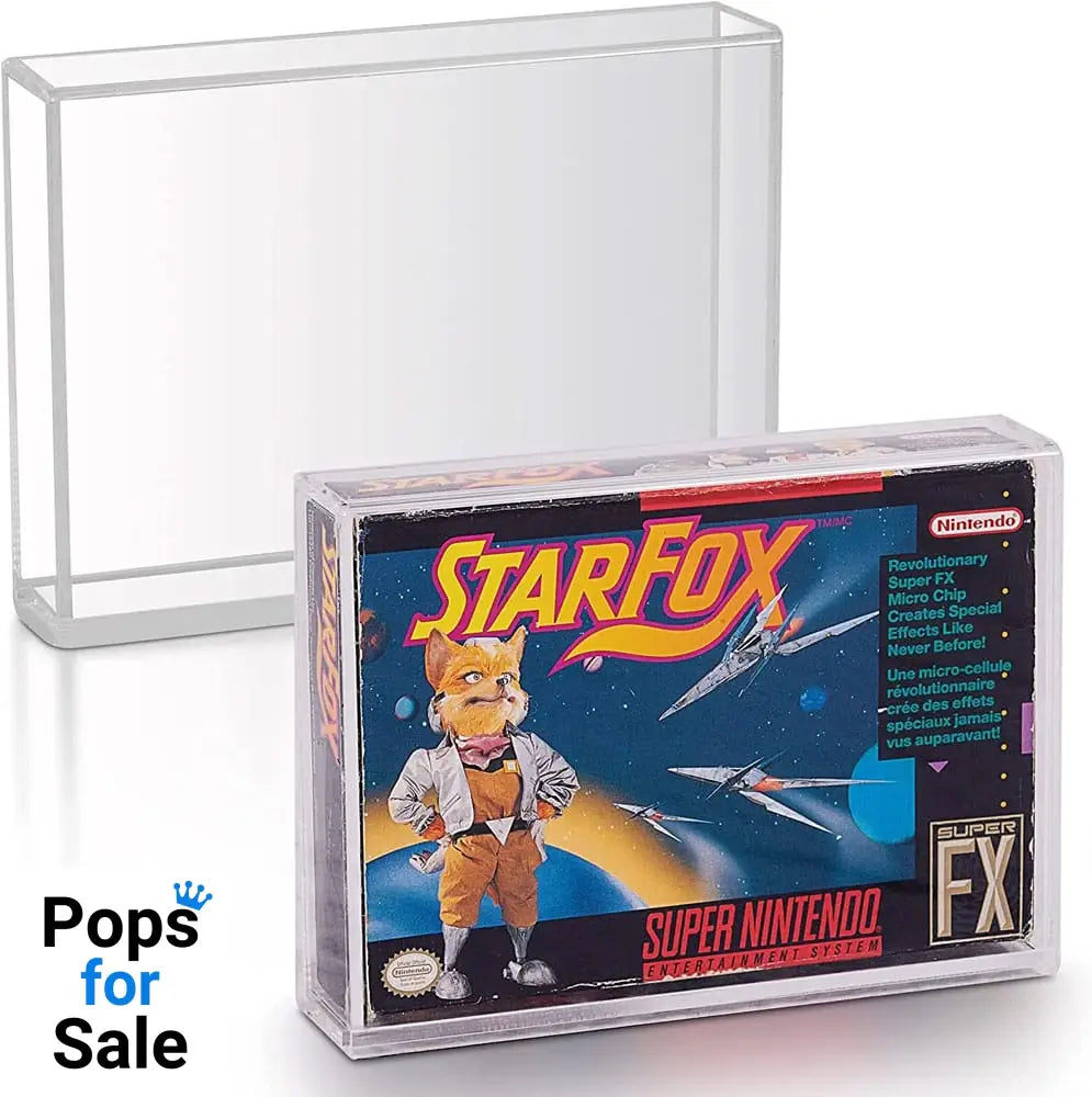 Acrylic Case 2-Pack for SNES/N64 Boxes & Pouches