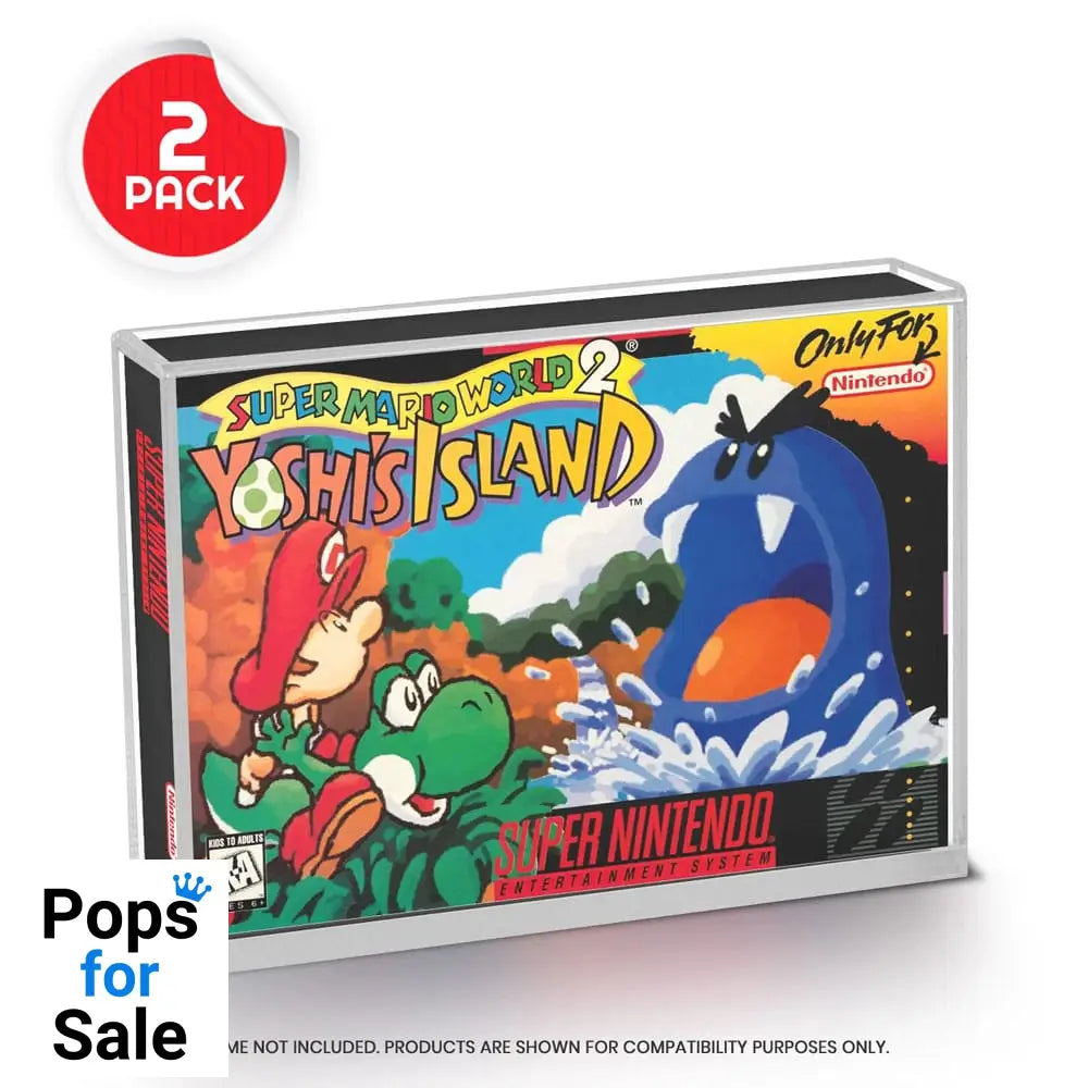 Acrylic Case 2-Pack for SNES/N64