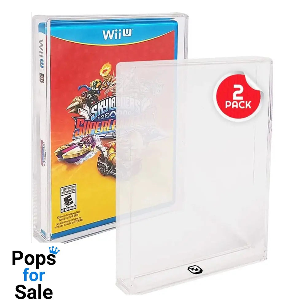 Acrylic Case 2-Pack forDVD/Wii/GameCube/PS2/XboX/Xbox360