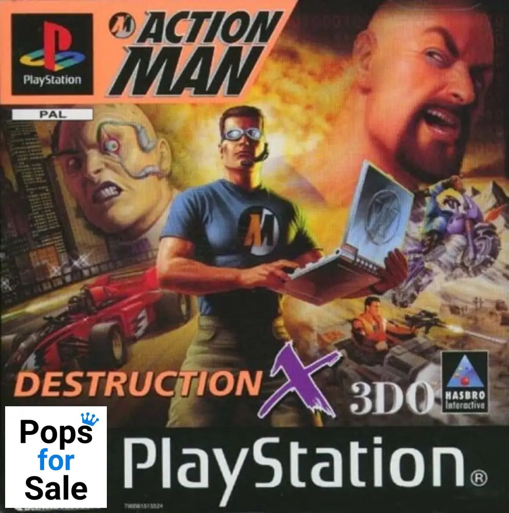 Action Man II: Destruction X for Sony Playstation 1 - [No Manual]