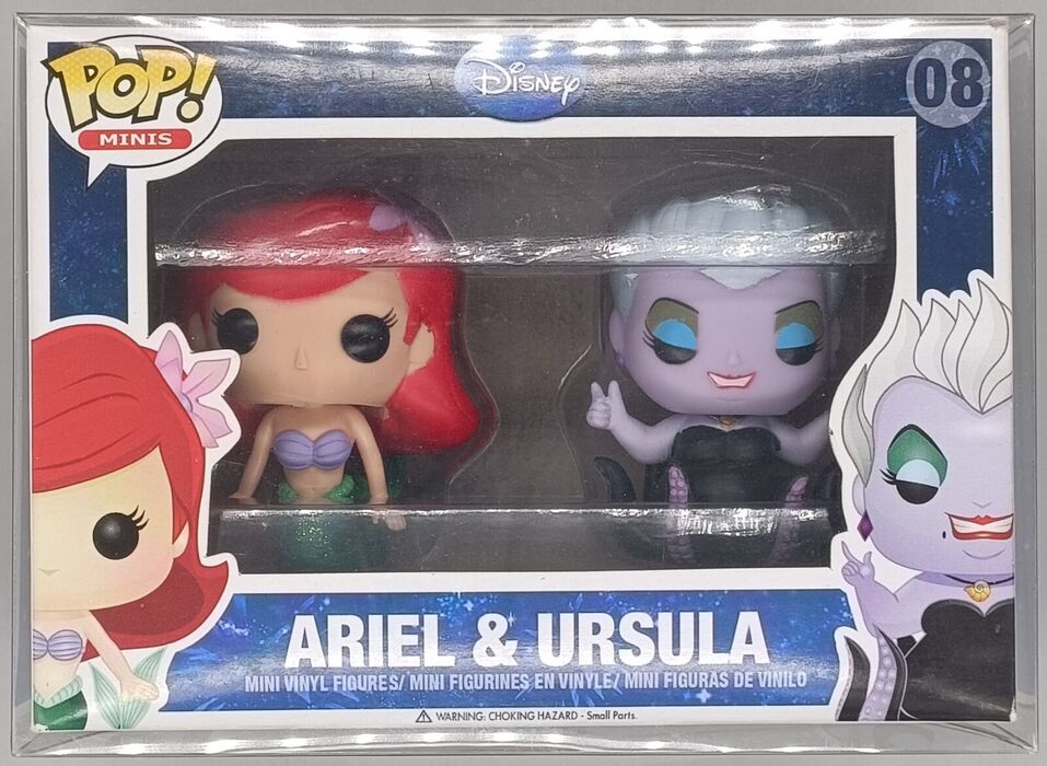 08 Ariel & Ursula - Minis - Disney The Little Mermaid Funko POP