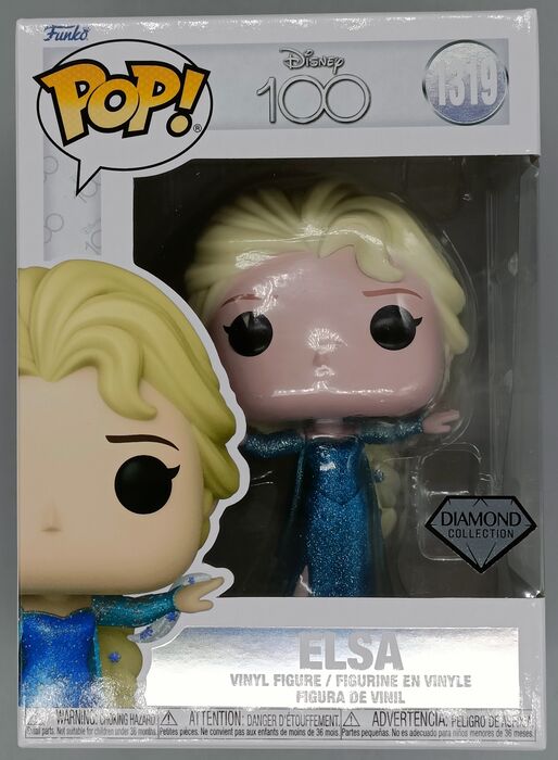 #1319 Elsa (Mid-Transformation) Diamond Disney 100 Frozen Funko POP