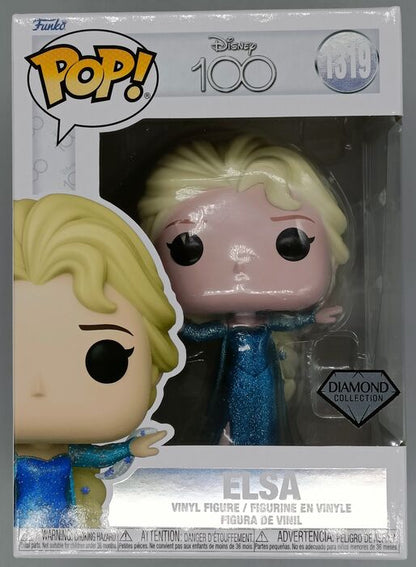 #1319 Elsa (Mid-Transformation) Diamond Disney 100 Frozen Funko POP