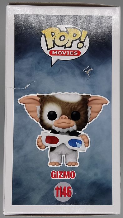 1146 Gizmo (w/ 3D Glasses) - Flocked - Gremlins Funko POP - Box Damaged