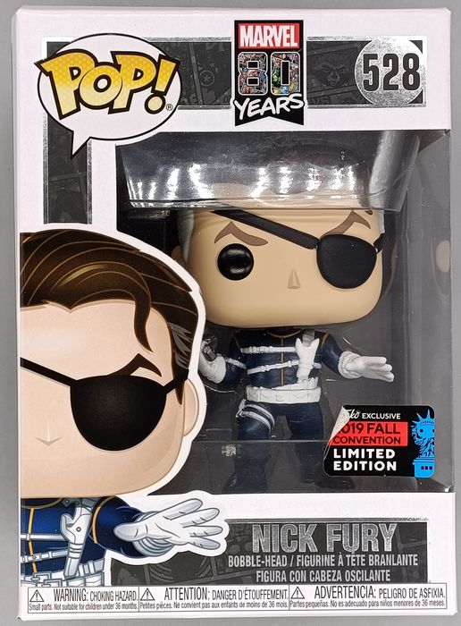 #528 Nick Fury (First Appearance) Marvel 80 Years 20 Box Damaged Funko POP
