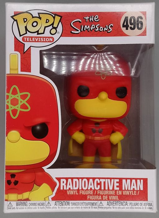 496 Radioactive Man - The Simpsons - Box Damaged Funko POP