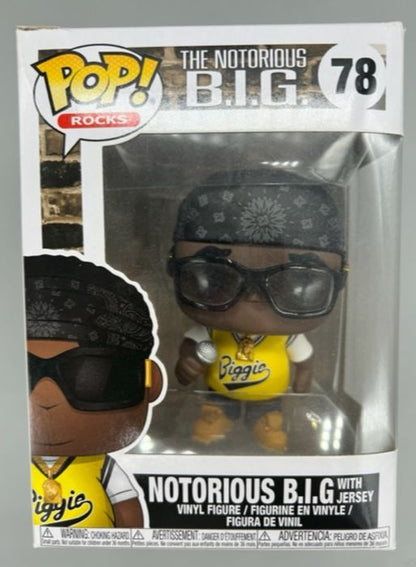 78 Notorious B.I.G. (with Jersey) - Rocks - Funko POP - Box Damaged
