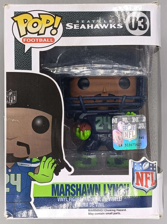 03 Marshawn Lynch - NFL Seattle Seahawks - Funko POP - Box Damaged