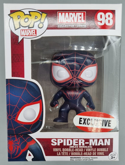 98 Spider-Man (Miles Morales) Marvel Collector Corps Funko POP