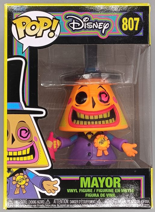 #807 Mayor - Blacklight - Disney TNBC - Box Damaged Funko POP
