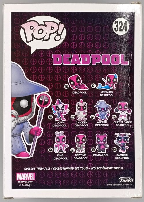 324 Wizard Deadpool - Marvel - Box Damaged Funko POP