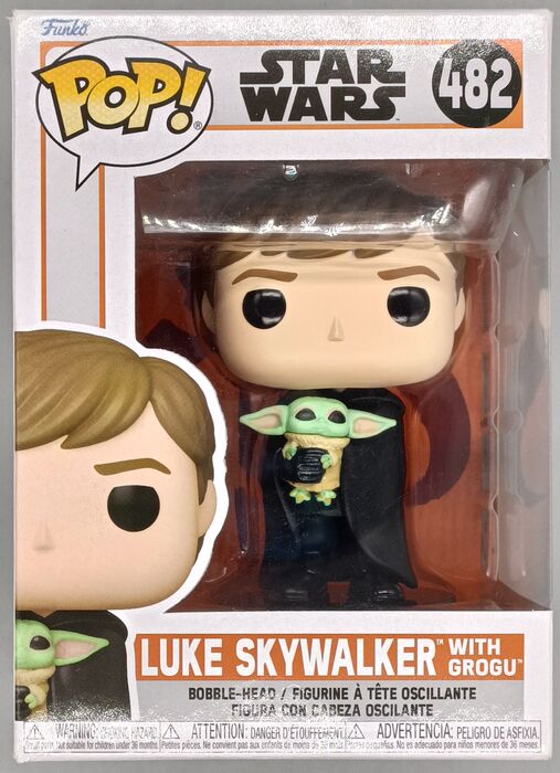 #482 Luke Skywalker (with Grogu) Star Wars - Box Damaged Funko POP