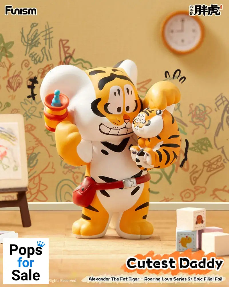 Alexander The Fat Tiger Mini Figures Roaring Love Series 2: Epic Filial Fabil7 cm Display (8)