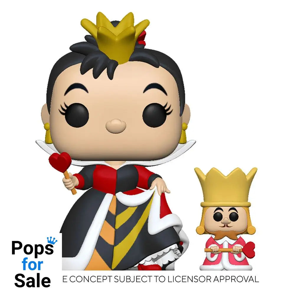 Alice in Wonderland POP! & Buddy Vinyl Figure Queen w/King 9 cm
