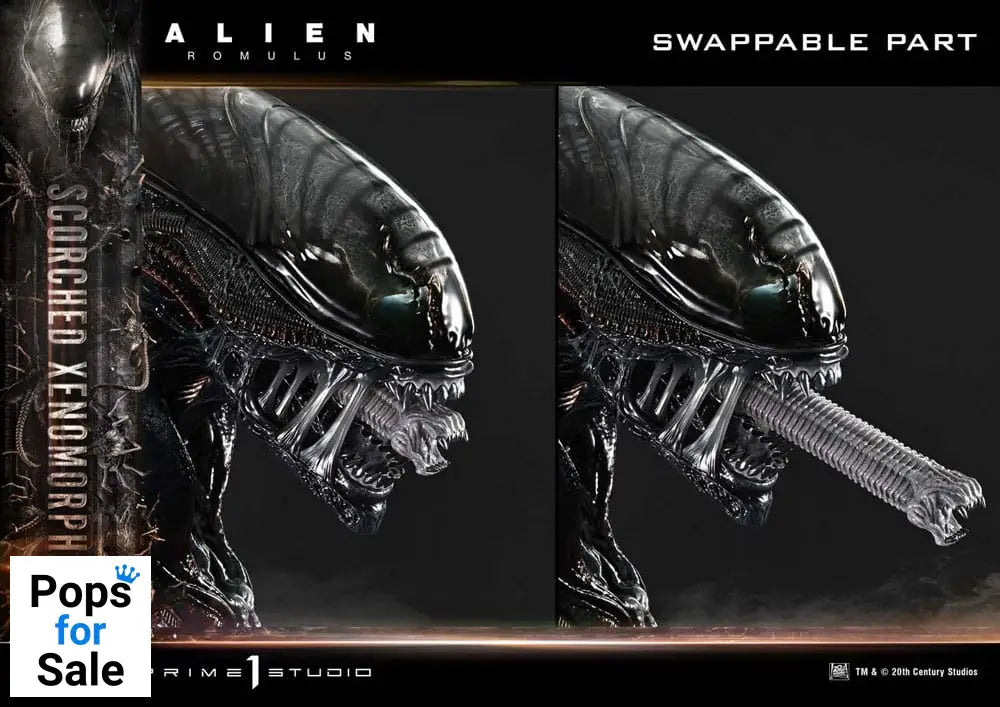 Alien: Romulus Museum Masterline XL Statue 1/3 Scorched Xenomorph 98 cm