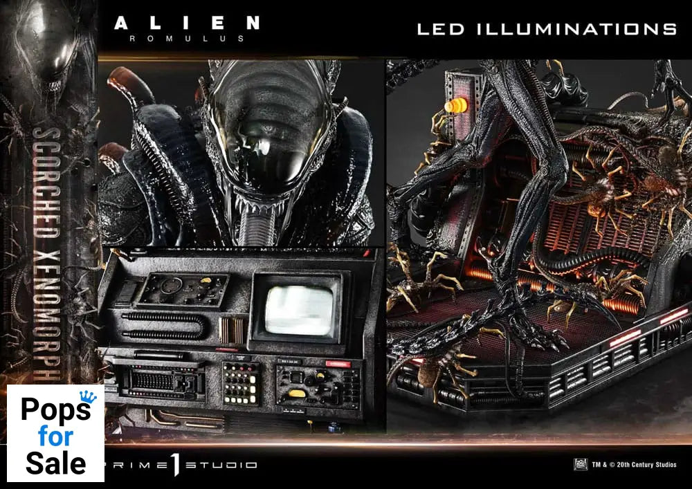 Alien: Romulus Museum Masterline XL Statue 1/3 Scorched Xenomorph 98 cm