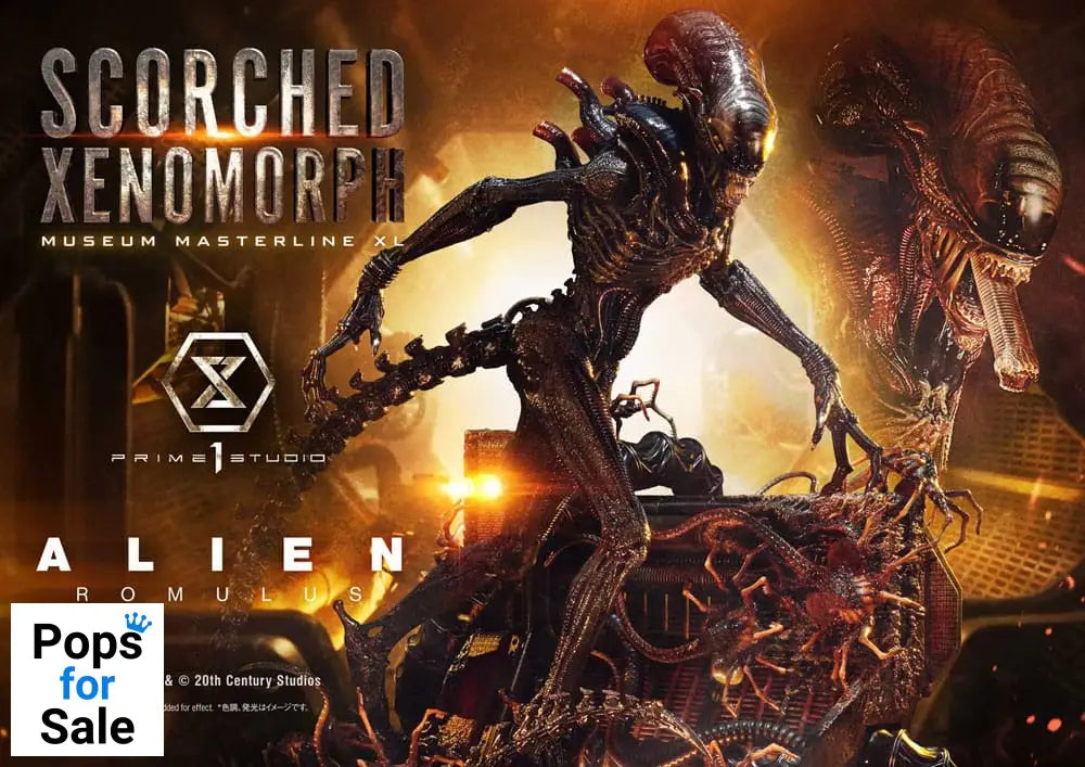 Alien: Romulus Museum Masterline XL Statue 1/3 Scorched Xenomorph 98 cm