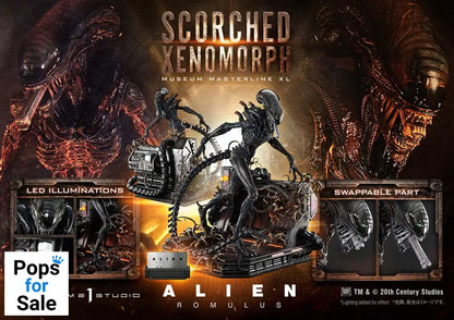 Alien: Romulus Museum Masterline XL Statue 1/3 Scorched Xenomorph 98 cm