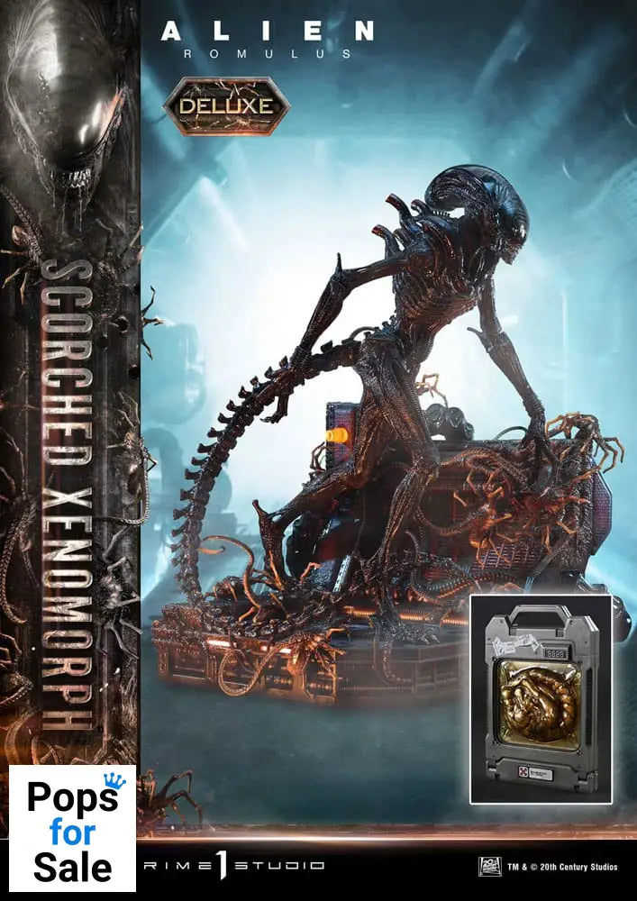 Alien: Romulus Museum Masterline XL Statue 1/3 Scorched Xenomorph Deluxe Bonus Version 98 cm Statues