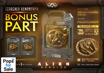 Alien: Romulus Museum Masterline XL Statue 1/3 Scorched Xenomorph Deluxe Bonus Version 98 cm