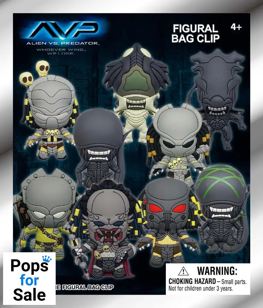 Alien vs. Predator 3D PVC Bag Clips Display (24)