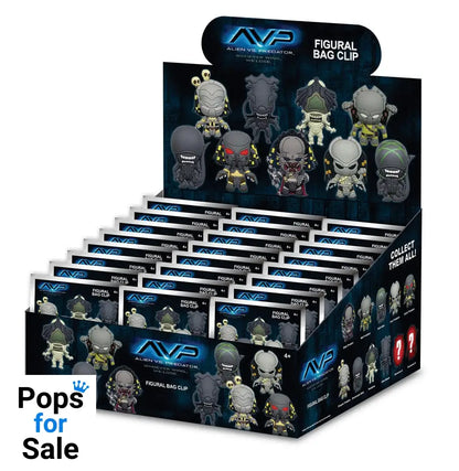 Alien vs. Predator 3D PVC Bag Clips Display (24)