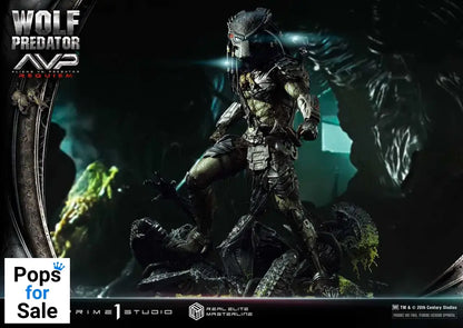 Alien vs. Predator Real Elite Masterline Series Statue 1/3 Requiem Wolf Predator 95 cm