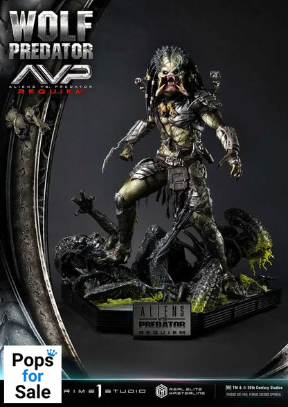 Alien vs. Predator Real Elite Masterline Series Statue 1/3 Requiem Wolf Predator 95 cm Statues