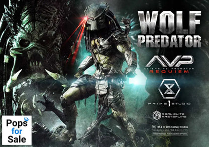 Alien vs. Predator Real Elite Masterline Series Statue 1/3 Requiem Wolf Predator 95 cm