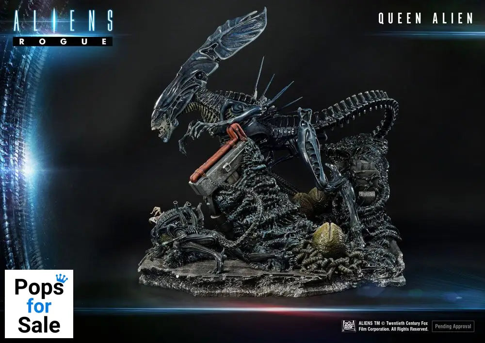 Aliens Premium Masterline Series Statue Queen Alien Battle Diorama 71 cm