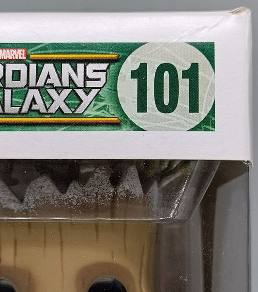 #101 Holiday Dancing Groot  Marvel Guardians Of The Galaxy Box Damaged Funko POP