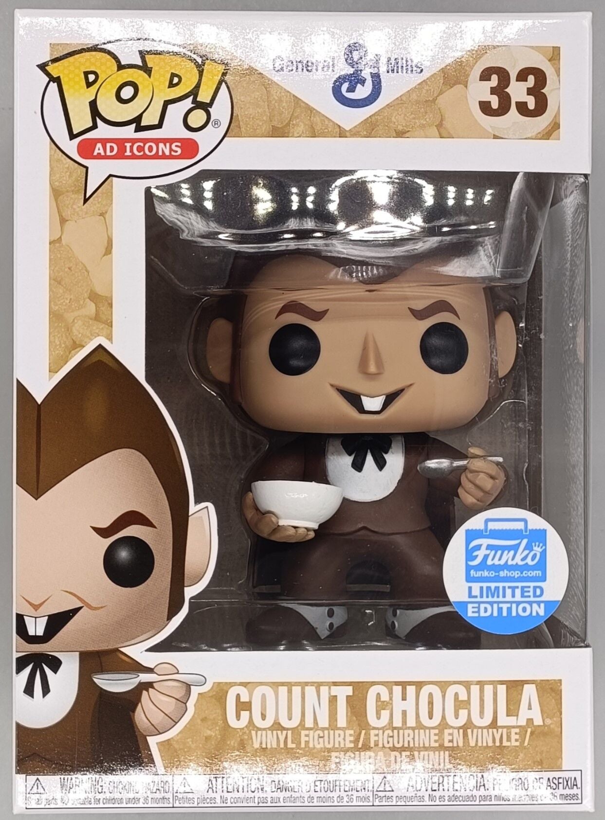 33 Count Chocula (w/ Cereal) - Ad Icons Funko POP