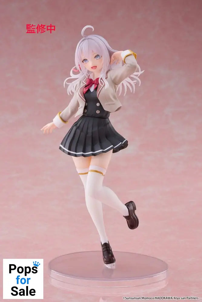 Alya Sometimes Hides Her Feelings in Russian Coreful PVC Statue Alya School Uniform Ver. 18 cm