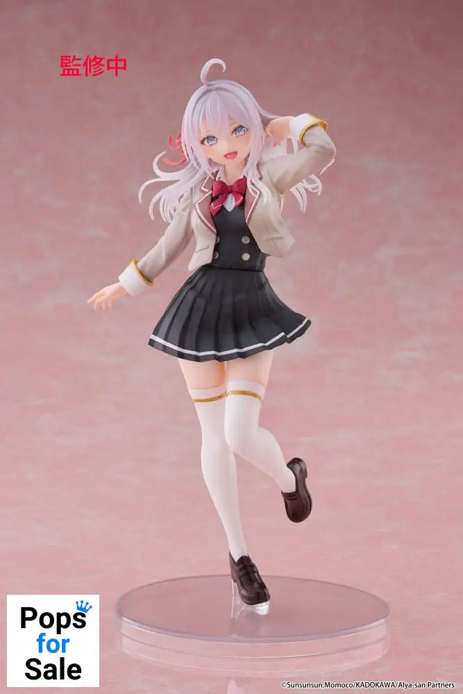 Alya Sometimes Hides Her Feelings in Russian Coreful PVC Statue Alya School Uniform Ver. 18 cm