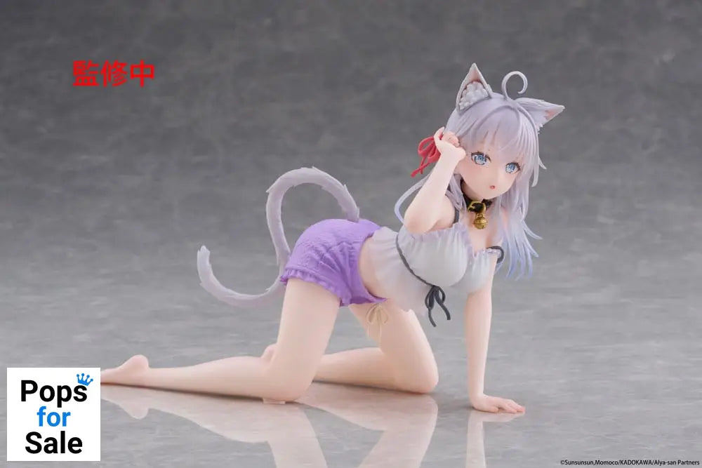 Alya Sometimes Hides Her Feelings in Russian PVC Statue Desktop Cute Figure Alya Cat Ear Roomwear Ver. 13 cm Statues