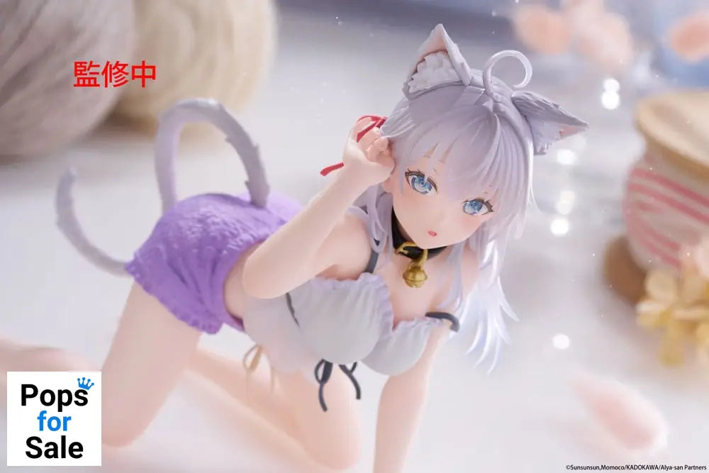 Alya Sometimes Hides Her Feelings in Russian PVC Statue Desktop Cute Figure Alya Cat Ear Roomwear Ver. 13 cm