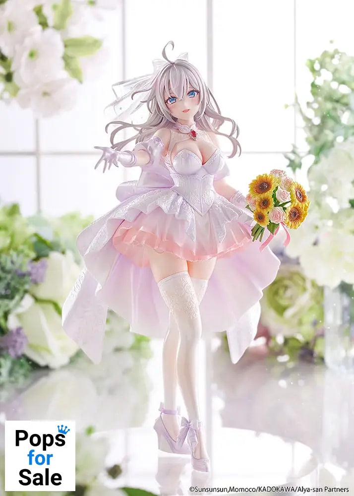 Alya Sometimes Hides Her Feelings in Russian Statue 1/7 Alisa Mikhailovna Kujou Wedding Dress Ver. 24 cm