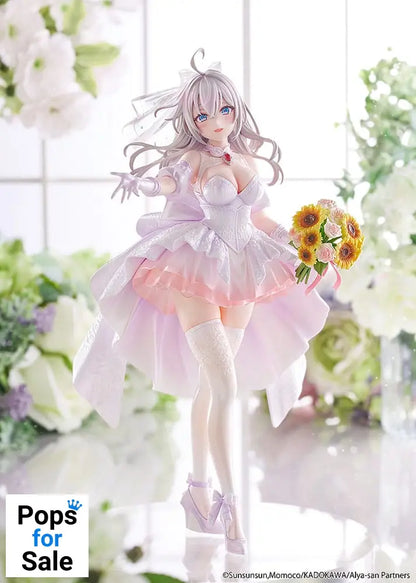 Alya Sometimes Hides Her Feelings in Russian Statue 1/7 Alisa Mikhailovna Kujou Wedding Dress Ver. 24 cm