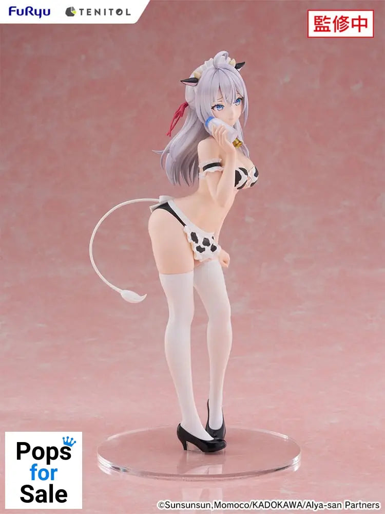Alya Sometimes Hides Her Feelings in Russian Tenitol Tall PVC Statue Alya Cow Costume Ver. 29 cm