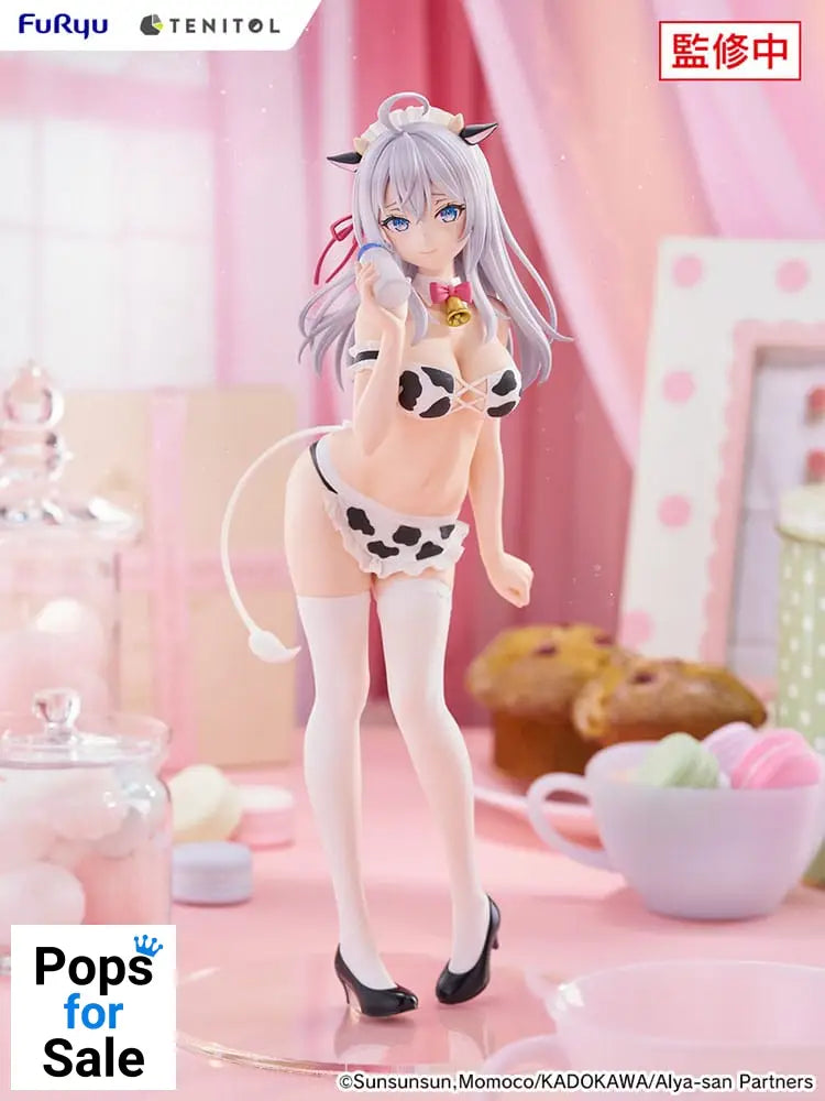 Alya Sometimes Hides Her Feelings in Russian Tenitol Tall PVC Statue Alya Cow Costume Ver. 29 cm
