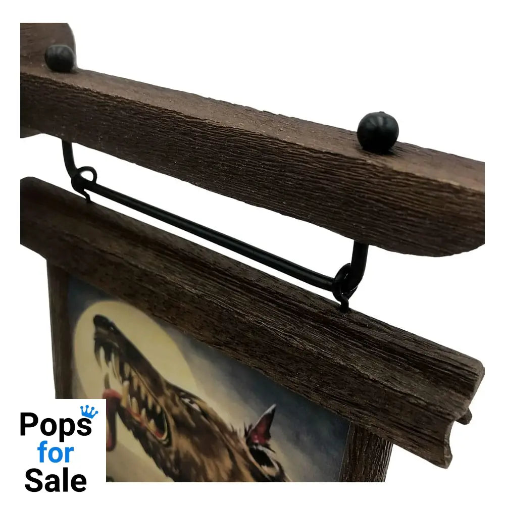 An American Werewolf in London Scaled Prop Replica Pub Sign 6 cm Replicas