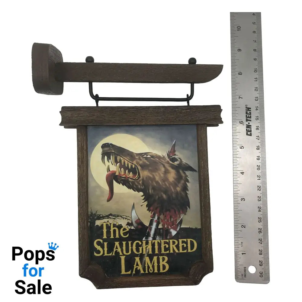 An American Werewolf in London Scaled Prop Replica Pub Sign 6 cm