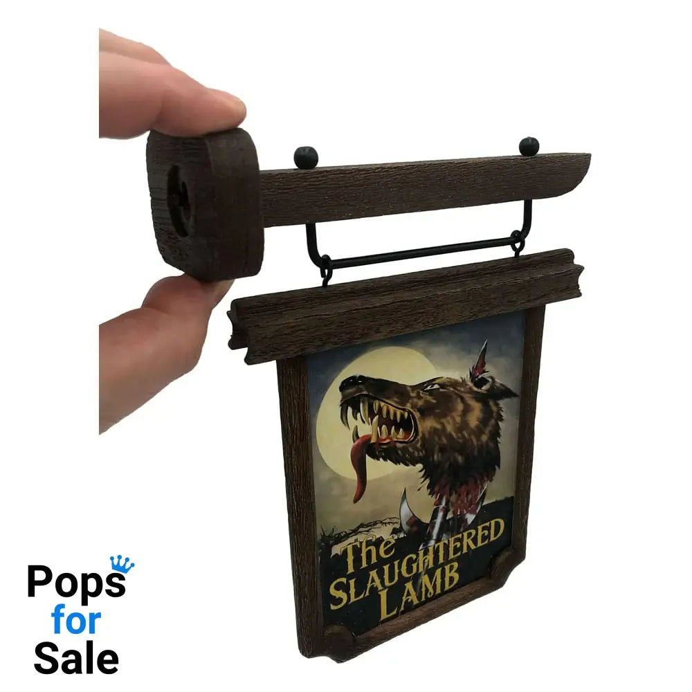 An American Werewolf in London Scaled Prop Replica Pub Sign 6 cm