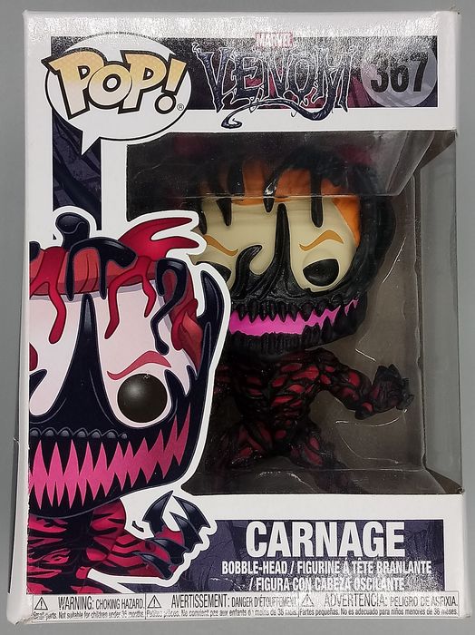 #367 Carnage (Cletus Kasady) - Marvel Venom - Box Damaged Funko POP