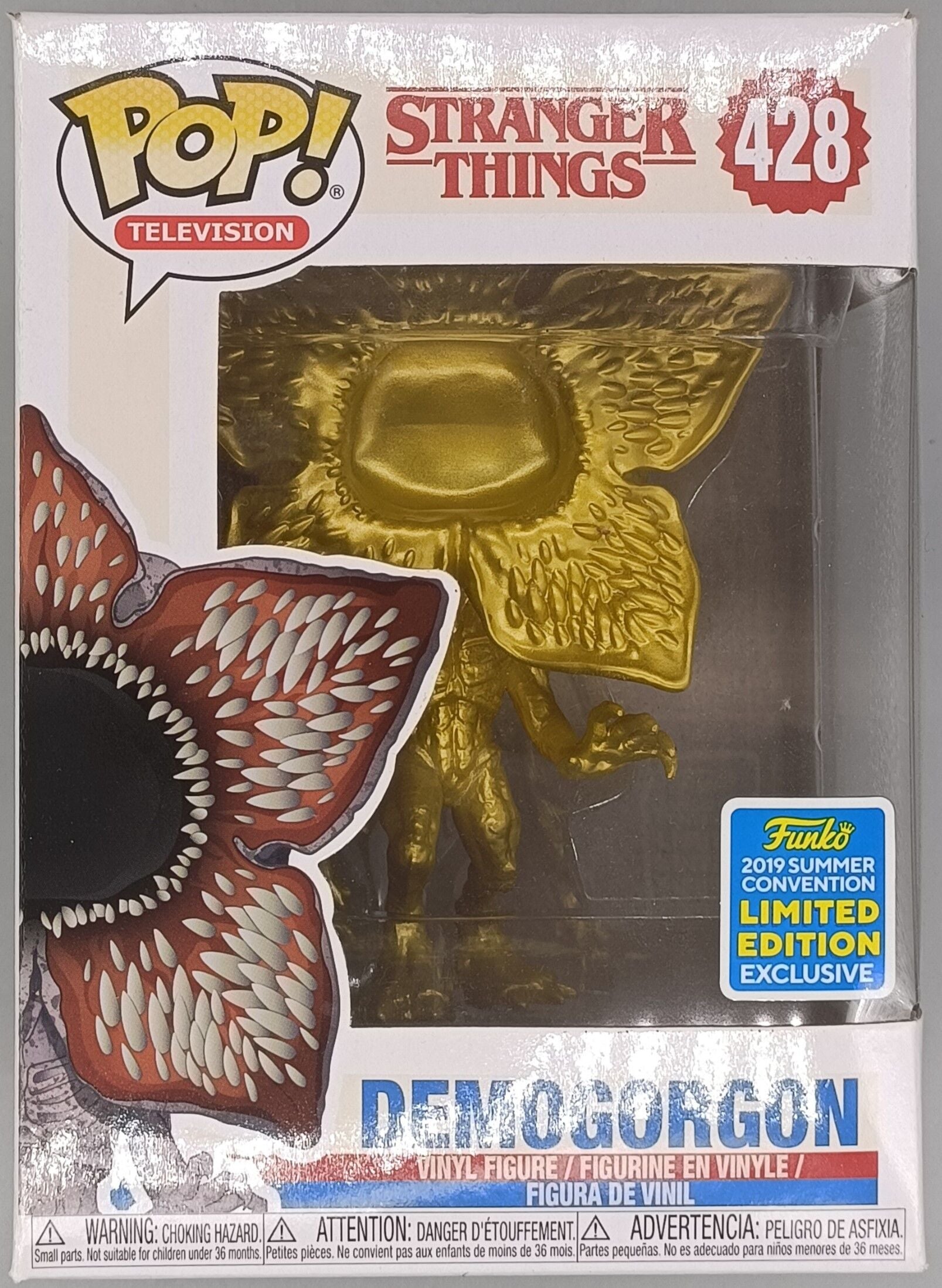 428 Demogorgon (Gold) - Stranger Things - 2019 Con Funko POP