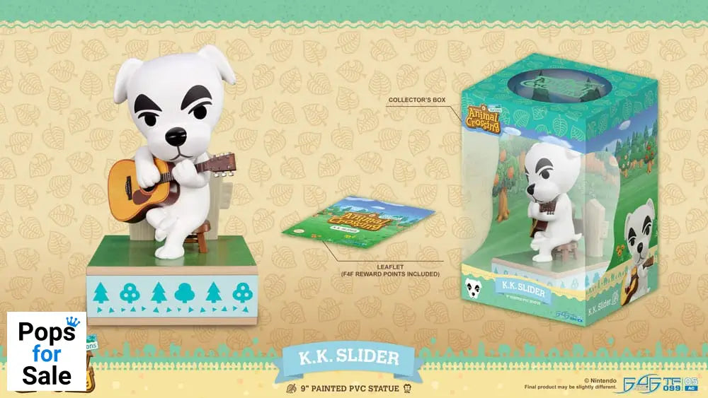 Animal Crossing: New Horizons PVC Statue K.K. Slider 22 cm